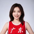 球迷李娜的头像，穿着广东队球衣